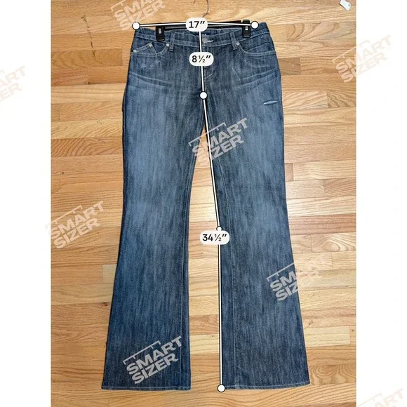 Rock & Republic Y2K Flare Jeans Womens Size 29 Indie Sleaze Vintage Denim - Picture 8 of 8